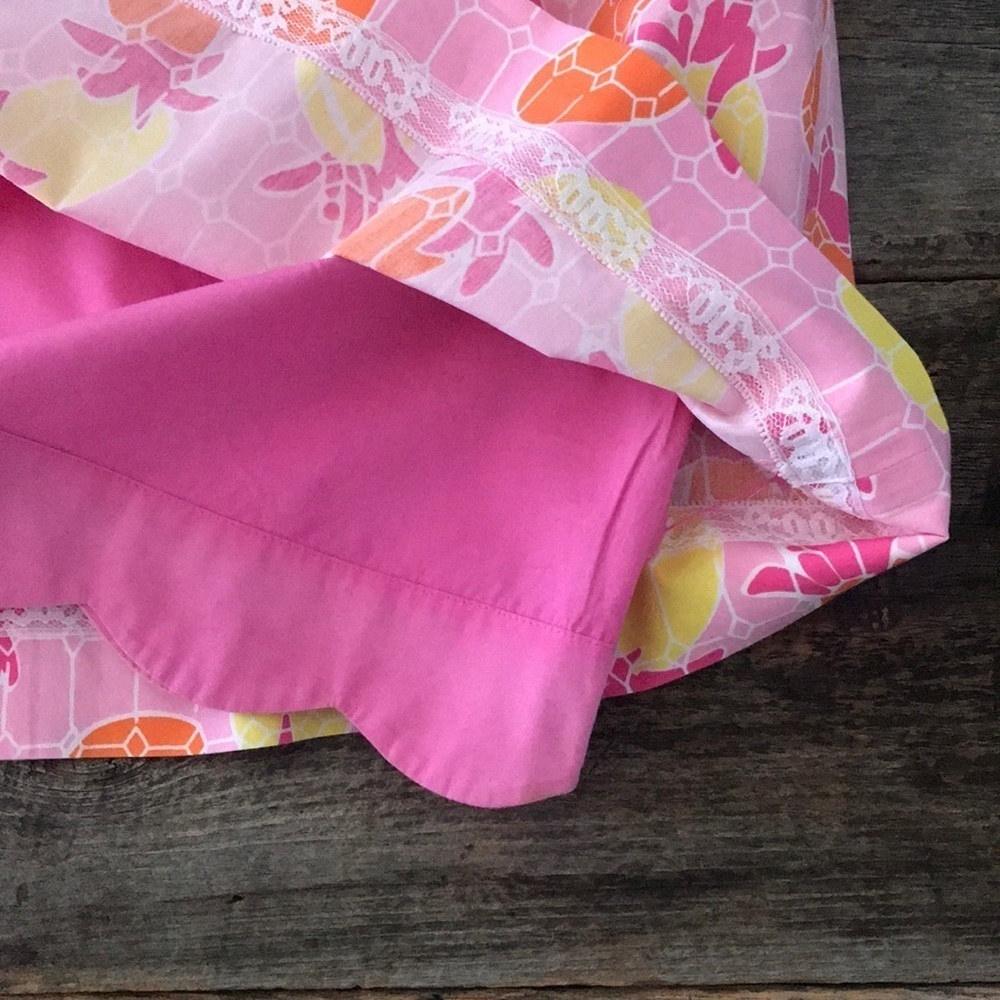 Lilly Pulitzer Pineapple Tulip Skirt Size 10 - Picture 4 of 6